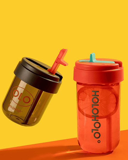 HOLOHOLO Heat-Resistant Reusable Coffee Cup Red 450ml-1875027421720350721