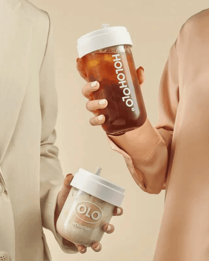 HOLOHOLO Heat-Resistant Reusable Coffee Cup Red 450ml-1875027421720350724