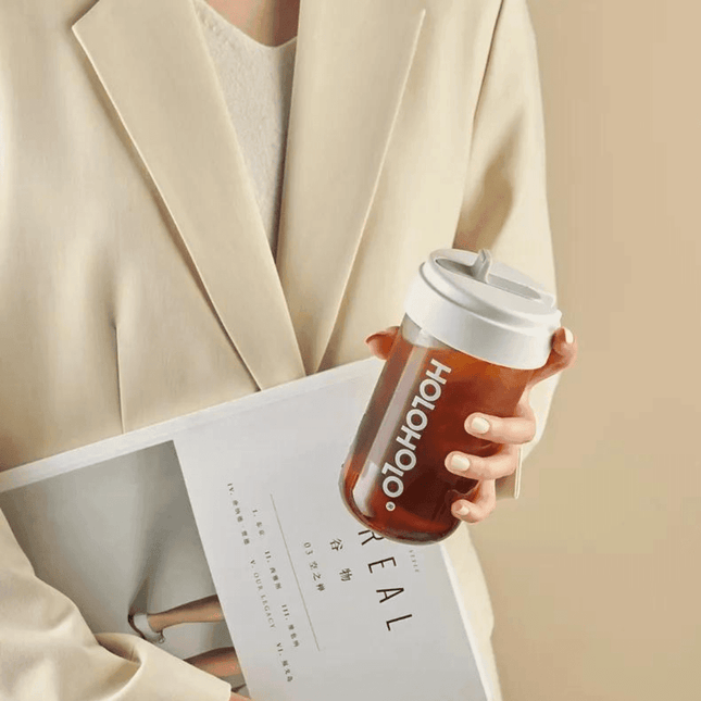 HOLOHOLO Heat-Resistant Reusable Coffee Cup White 300ml-1875027524958949384