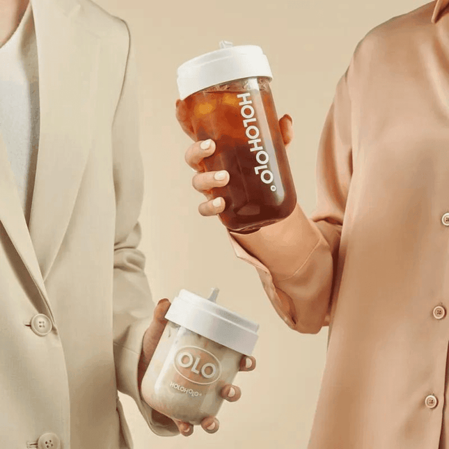 HOLOHOLO Heat-Resistant Reusable Coffee Cup White 300ml-1875027524958949381