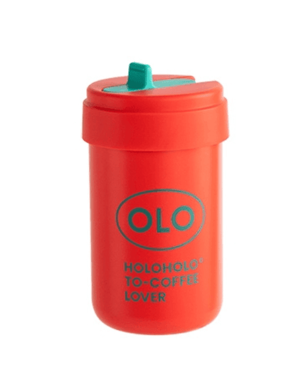 HOLOHOLO Thermo Coffee Cup 380Ml Red-1875027518088679424