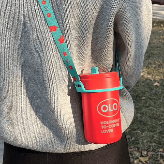 HOLOHOLO Thermo Coffee Cup 380Ml Red-1875027518088679432
