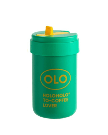 HOLOHOLO Thermo Coffee Cup 380Ml Green-1875027518243868672