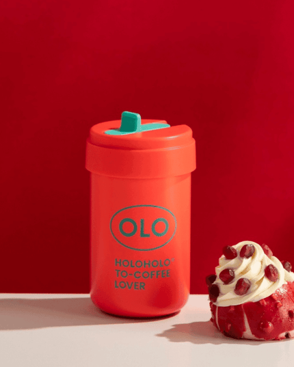 HOLOHOLO Thermo Coffee Cup 380Ml Red-1875027518088679425