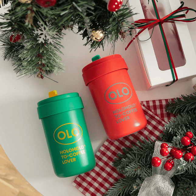 HOLOHOLO Thermo Coffee Cup 380Ml Red-1875027518088679426