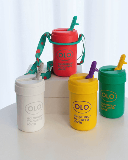 HOLOHOLO Thermo Coffee Cup 380Ml Green-1875027518243868677