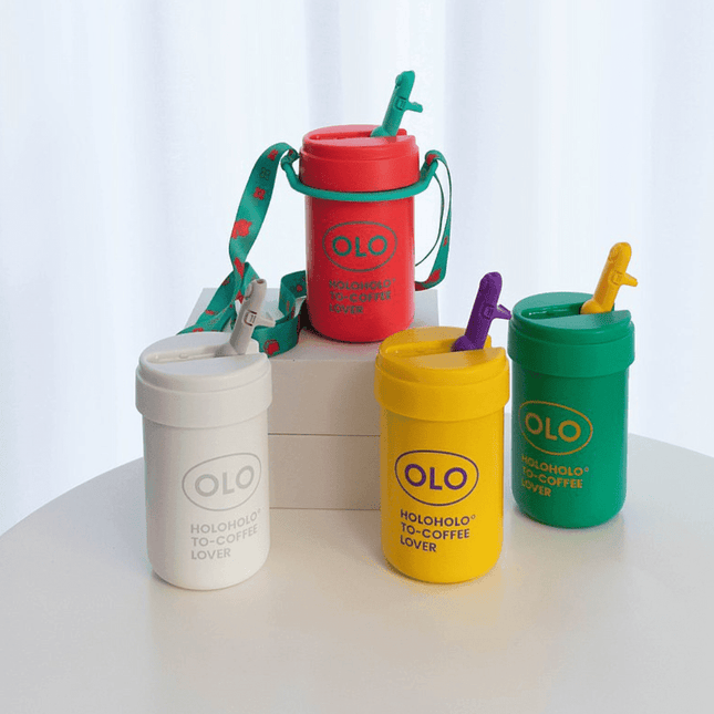 HOLOHOLO Thermo Coffee Cup 380Ml Green-1875027518243868677