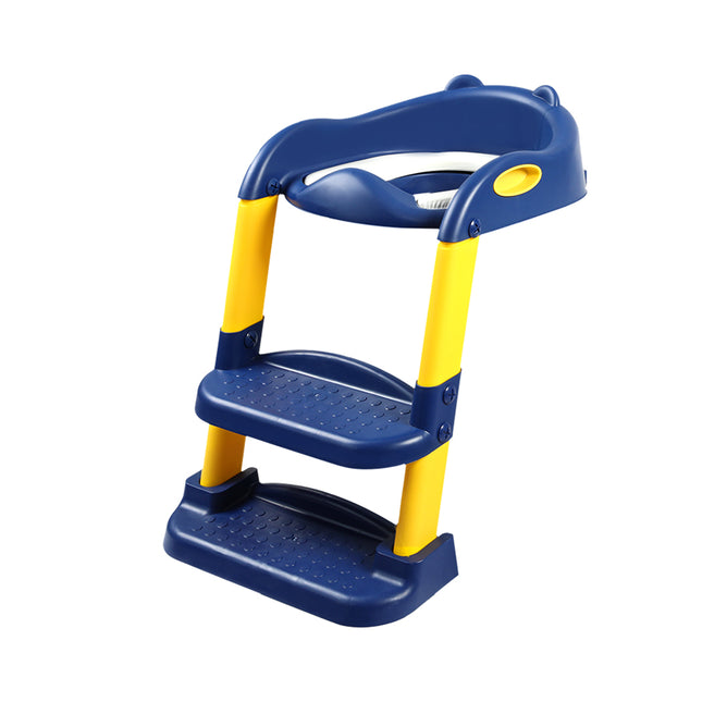 BoPeep Kids Toilet Ladder Blue-1864184338787209216