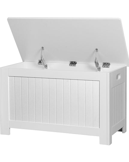 Levede Kids Toy Box Storage Chest Cabinet White-1864184634938626048