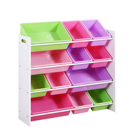Levede 12Bins Kids Toy Box Bookshelf-1864184634397560832