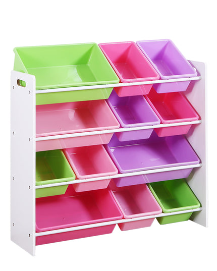 Levede 12Bins Kids Toy Box Bookshelf-1864184634397560832