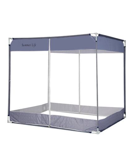 Dreamz Mosquito Bed Nets Foldable Canopy Square Blue-1864184403459182592