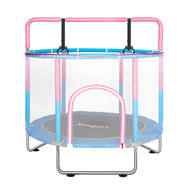 Centra 55" Kids Trampoline Rebounder Pink-1894516810066300928