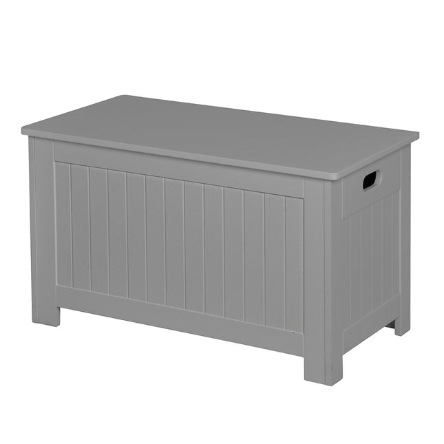Levede Kids Toy Box Storage Chest Cabinet Grey-1864184635089620993