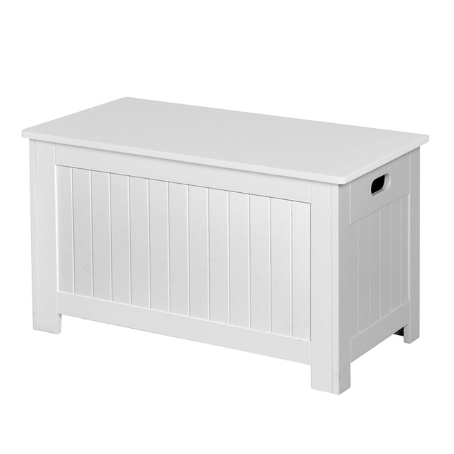 Levede Kids Toy Box Storage Chest Cabinet White-1864184634938626049