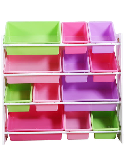 Levede 12Bins Kids Toy Box Bookshelf-1864184634397560833