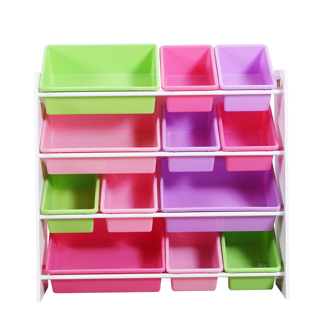 Levede 12Bins Kids Toy Box Bookshelf-1864184634397560833