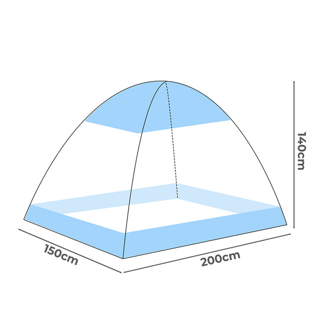 Dreamz Mosquito Bed Nets Foldable Canopy Queen-1864184402624516098