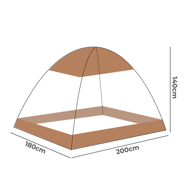 Dreamz Mosquito Bed Nets Foldable Canopy King-1864184402792288258