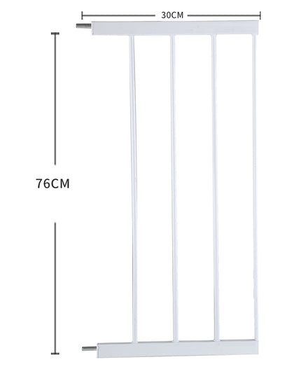Levede Baby Safety Gate Adjustable Pet White 30cm Extension-1864183161852923906