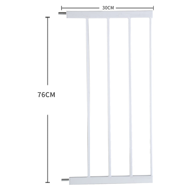 Levede Baby Safety Gate Adjustable Pet White 30cm Extension-1864183161852923906
