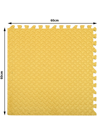 Bopeep EVA Foam Kids Play Mat Floor Yellow-1864184322383286274