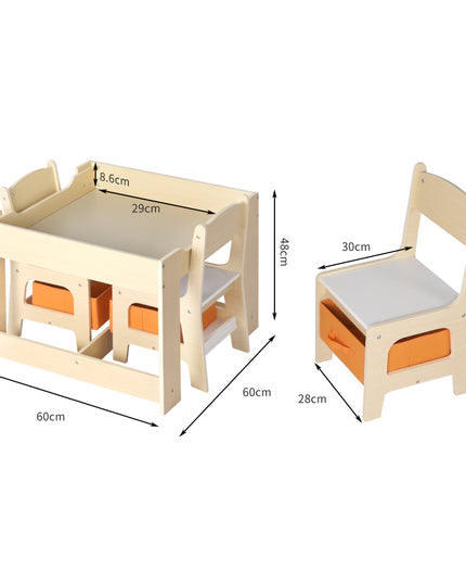 BoPeep Kids Table and Chair Set Storage-1864184317501116418