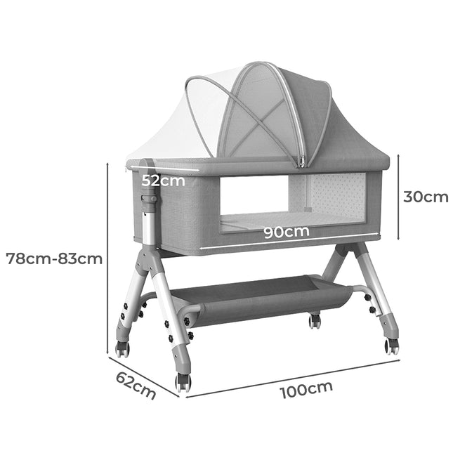 Bopeep Baby Cot Bed Crib Portable Bassinet-1864184334454493186