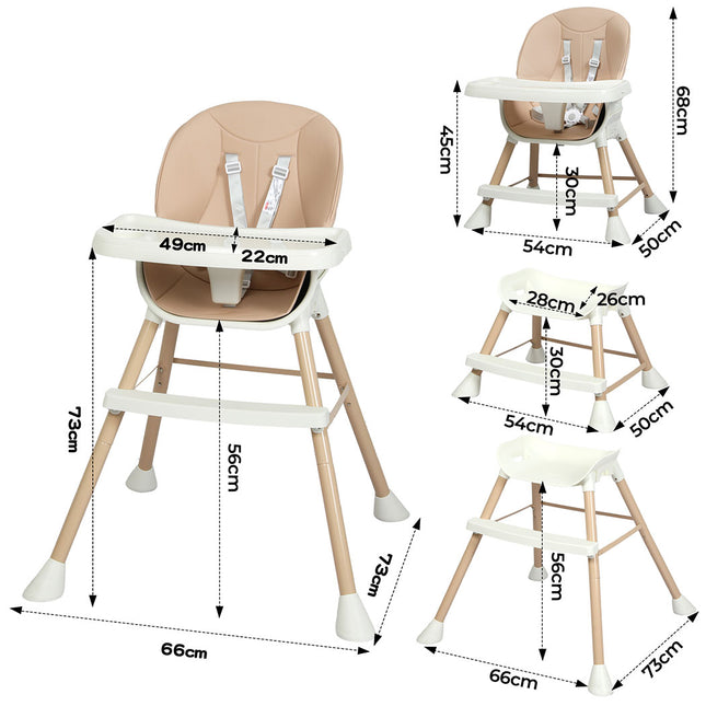 Bopeep 6-In-1 Baby High Chair-1894516768643354626