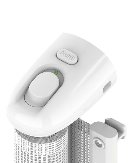 BoPeep Retractable Baby Safety Gates 150cm White 150 cm-1864184339508629508