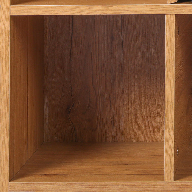 Levede Kids Bookcase Toys Box Shelf Brown-1864184635387416580
