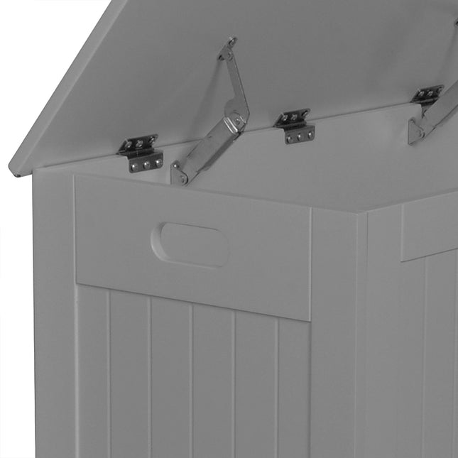 Levede Kids Toy Box Storage Chest Cabinet Grey-1864184635089620996