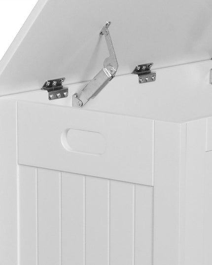 Levede Kids Toy Box Storage Chest Cabinet White-1864184634938626052