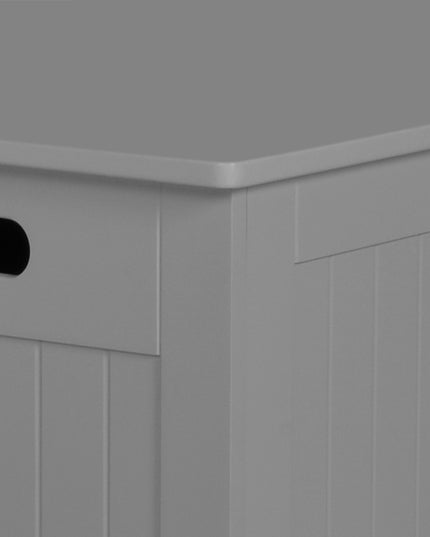 Levede Kids Toy Box Storage Chest Cabinet Grey-1864184635089620997