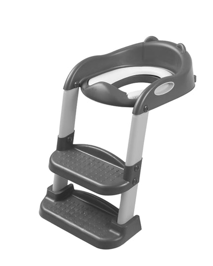 BoPeep Kids Toilet Ladder Grey-1864184338925621248