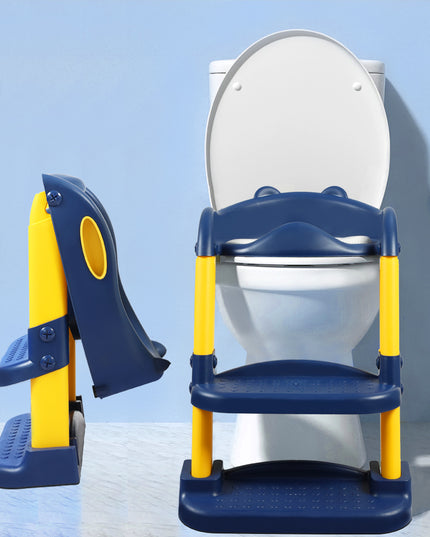BoPeep Kids Toilet Ladder Blue-1864184338787209222