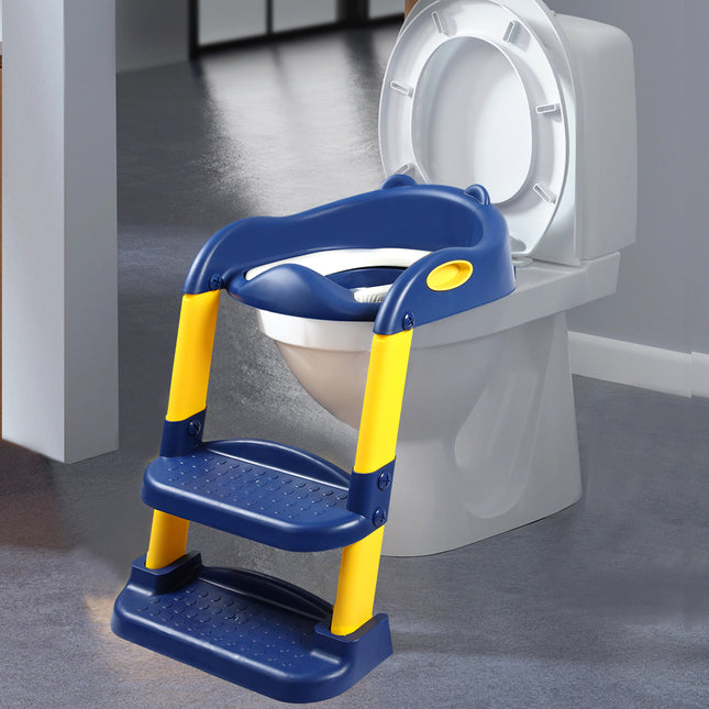 BoPeep Kids Toilet Ladder Blue-1864184338787209223