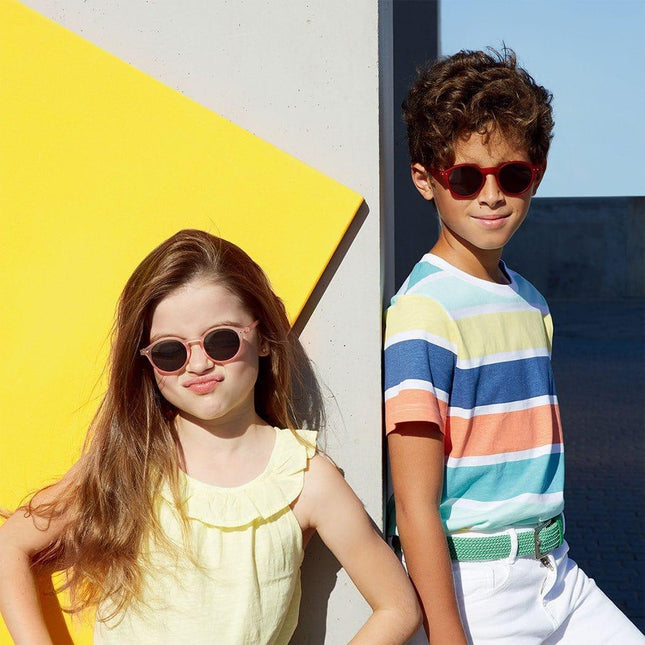IZIPIZI kids sunglasses Junior Collection D - For 5-10 YEARS Red-1875027539932614656