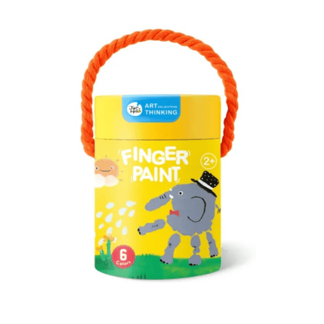 Jar Melo Finger Paint 6 Colours Craft Kit-1875027439718109184