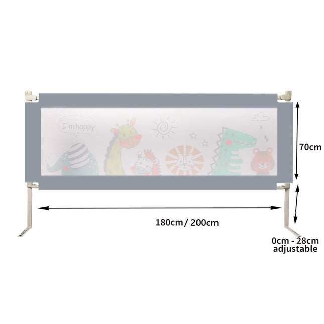 Bopeep Kids Baby Safety Bed Rail Guard King-1864184323935178754