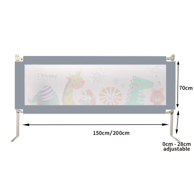 Bopeep Kids Baby Safety Bed Rail Guard Queen-1864184324358803458