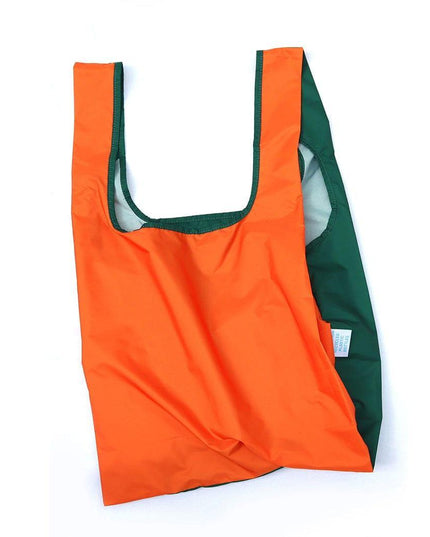 KIND BAG Reusable Bag - Medium| Bicolour Green & Orange-1875027451738984448