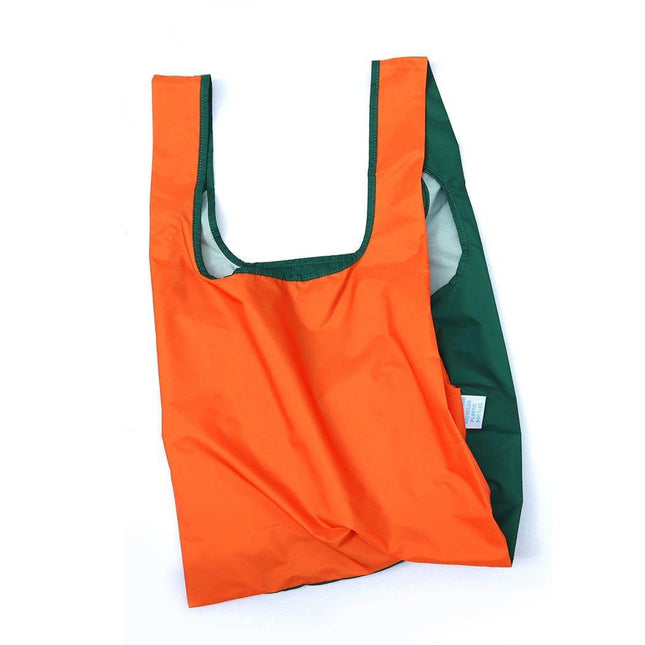 KIND BAG Reusable Bag - Medium| Bicolour Green & Orange-1875027451738984448