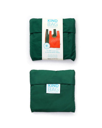 KIND BAG Reusable Bag - Medium| Bicolour Green & Orange-1875027451738984455