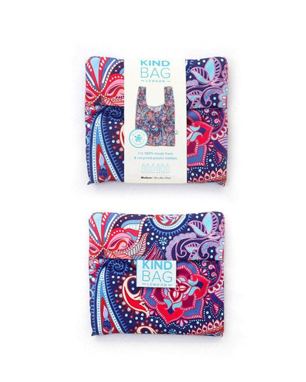 KIND BAG Reusable Bag - Medium| Boho Paisley-1875027451898368004