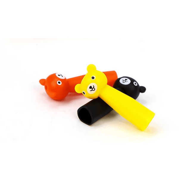 Kumon Pen Cap Pencil Extension Pen Grips Cap Bear 3Pics-1875027507166711808