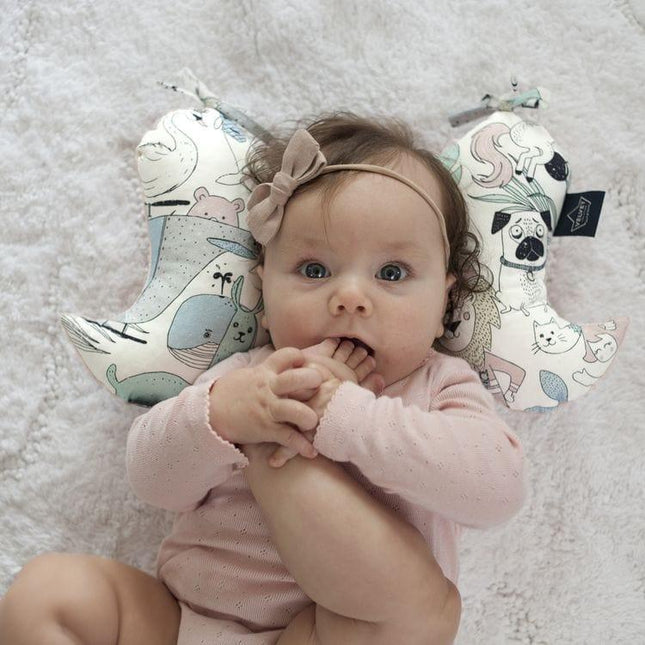 La Millou Angel's Wings Head Support Pillow FRENCH RIVIERA BOY | Khaki-1875027402921480194