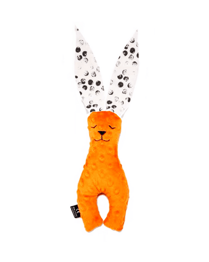 La Millou Bunny Soft Toy - Small 23 cm Wild Dots/Orange-1875027496727089152