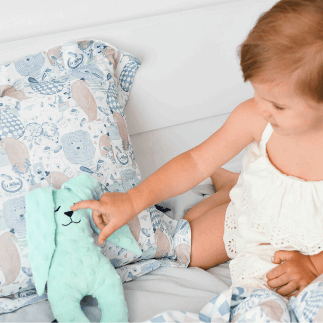La Millou Bunny Soft Toy - Small 23 cm Wild Dots/Orange-1875027496727089154