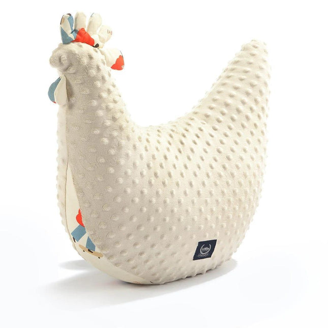 La Millou Dana's Hen Pillow FAMOUS CARLA | Sand-1875027398047698944